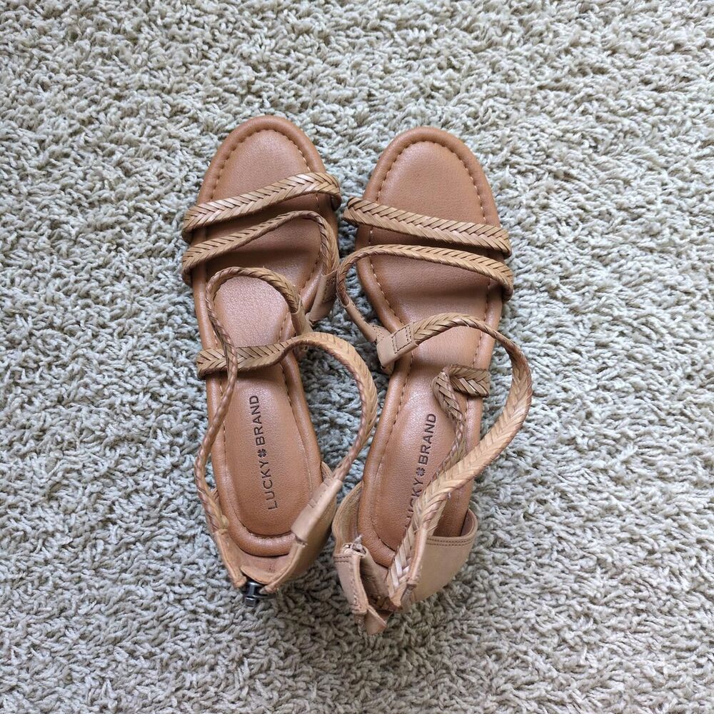 Lucky-brand Women's Tan and Brown Sandals